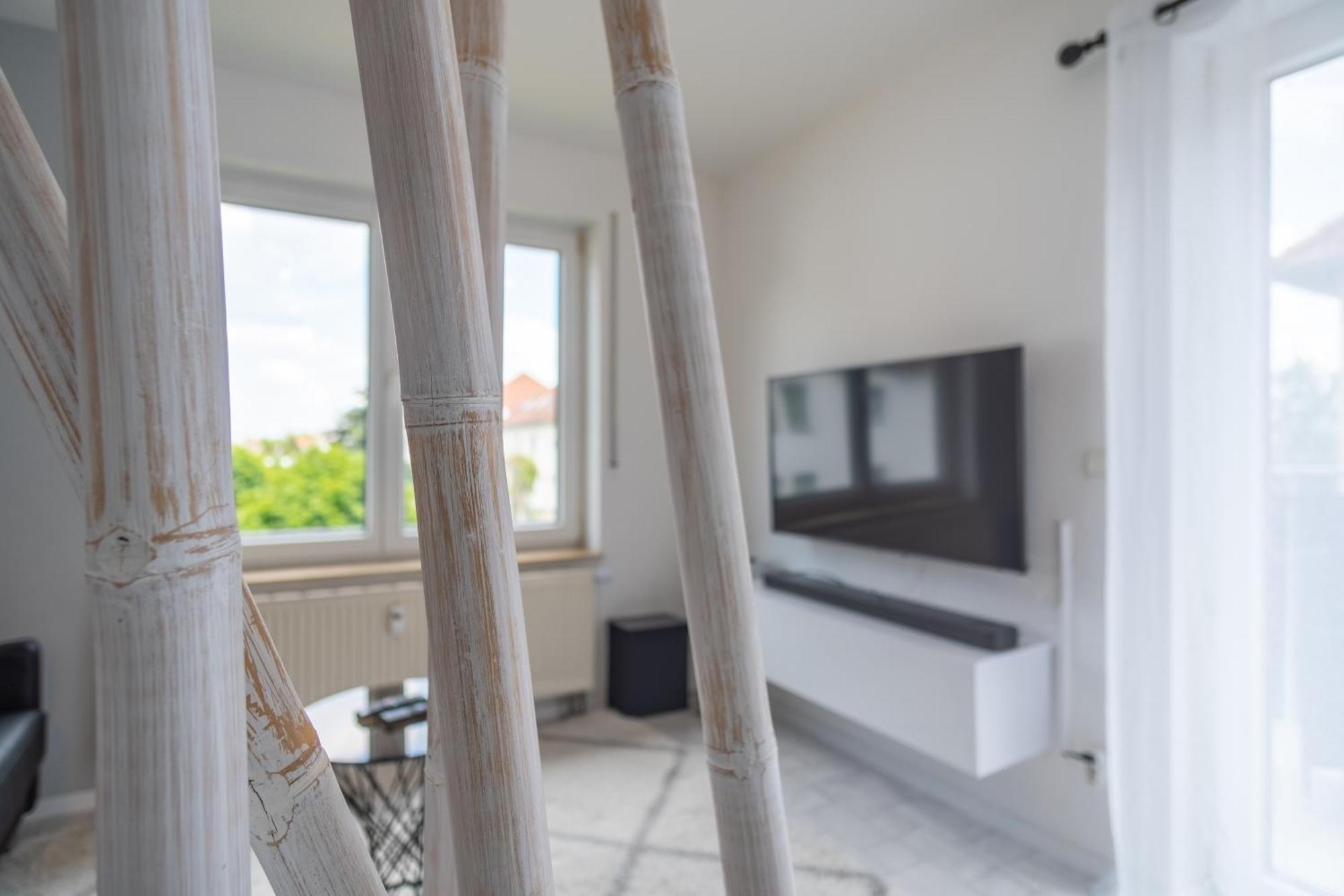 莱比锡Arbeitsplatz, Balkon, Tiefgarage Naehe Neue Messe公寓 外观 照片